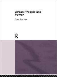 Imagen de portada: Urban Process and Power 1st edition 9780415008501