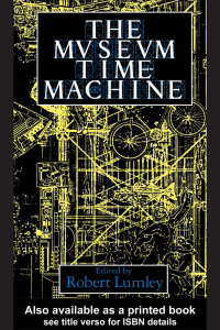 表紙画像: The Museum Time Machine 1st edition 9780415006521
