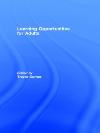 صورة الغلاف: Learning Opportunities for Adults 1st edition 9780415005739