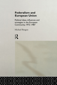 Cover image: Federalism and European Union 1st edition 9780415004985