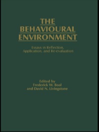 Cover image: The Behavioural Environment 1st edition 9781138881280