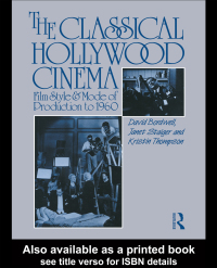 Imagen de portada: The Classical Hollywood Cinema 1st edition 9781138126671