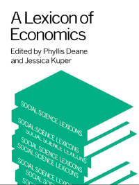 Imagen de portada: A Lexicon of Economics 1st edition 9781138418967