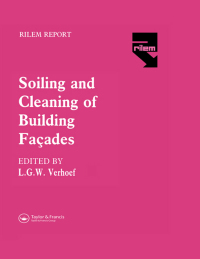 Titelbild: The Soiling and Cleaning of Building Facades 1st edition 9780412306709
