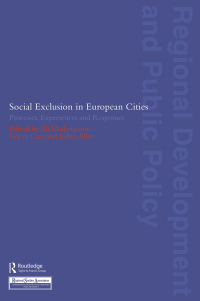 Imagen de portada: Social Exclusion in European Cities 1st edition 9780117023727