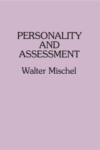 Imagen de portada: Personality and Assessment 1st edition 9780805823301