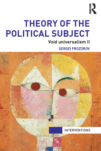 Imagen de portada: Theory of the Political Subject 1st edition 9780415842457