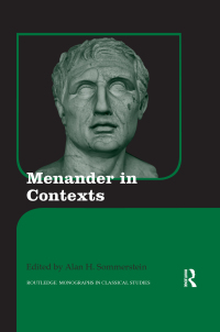Imagen de portada: Menander in Contexts 1st edition 9780415843713