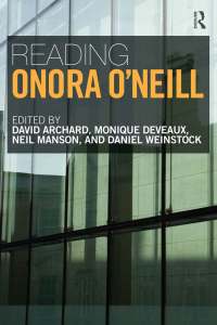Cover image: Reading Onora O'Neill 1st edition 9780415675987