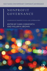 Cover image: Nonprofit Governance 1st edition 9781138282964
