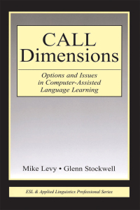Imagen de portada: CALL Dimensions 1st edition 9780805856330