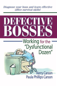 Cover image: Defective Bosses 1st edition 9780789005816