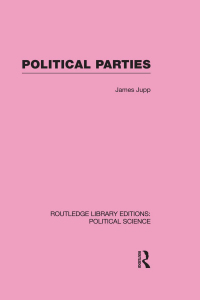 Cover image: Political Parties 1st edition 9780415555968