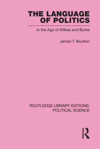 Imagen de portada: The Language of Politics 1st edition 9780415555807
