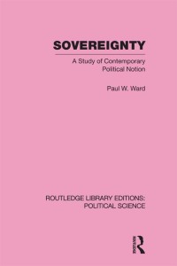 Imagen de portada: Sovereignty 1st edition 9780415555777