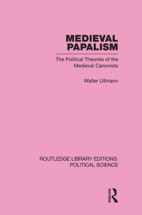 表紙画像: Medieval Papalism 1st edition 9780415555760