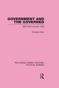 Cover image: Government and the Governed 1st edition 9780415555449
