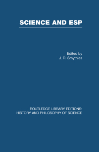 Imagen de portada: Science and ESP 1st edition 9780415474986