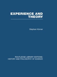 Imagen de portada: Experience and Theory 1st edition 9780415474887