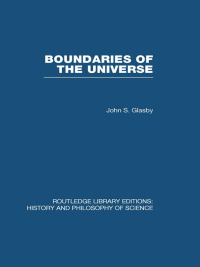 Cover image: Boundaries of the Universe 1st edition 9780415474825