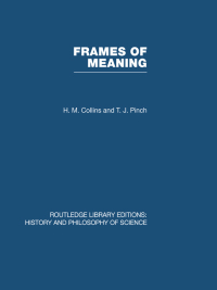 Cover image: Frames of Meaning 1st edition 9780415847797