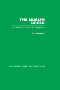 Omslagafbeelding: The Muslim Creed 1st edition 9780415442541