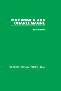 Cover image: Mohammed and Charlemagne 1st edition 9780415440936