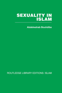صورة الغلاف: Sexuality in Islam 1st edition 9781032586212
