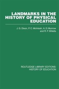 Cover image: Landmarks in the History of Physical Education 1st edition 9780415432627