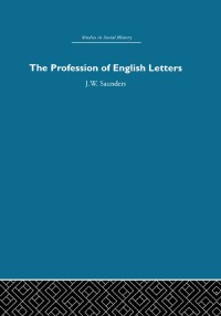 Titelbild: The Profession of English Letters 1st edition 9780415850186