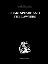 Cover image: Shakespeare and the Lawyers 1st edition 9780415353137
