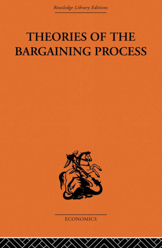 Cover image: Theories of the Bargaining Process 1st edition 9780415313698