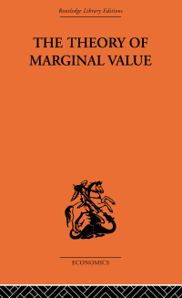 Cover image: The Theory of Marginal Value 1st edition 9780415313247