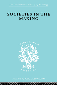 Cover image: Societies In Making     Ils 89 1st edition 9780415175975