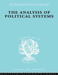 Cover image: The Analysis of Political Systems 1st edition 9780415175388