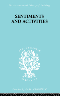 Cover image: Sentiments and Activities 1st edition 9780415605052