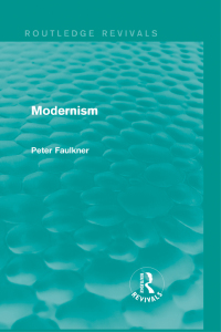 Cover image: Modernism (Routledge Revivals) 1st edition 9780415839952