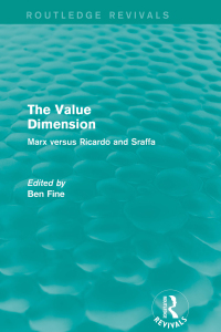Cover image: The Value Dimension (Routledge Revivals) 1st edition 9780415838535