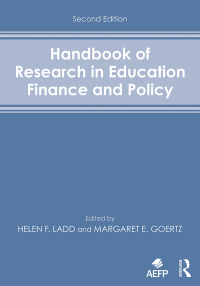 Imagen de portada: Handbook of Research in Education Finance and Policy 2nd edition 9780367240738