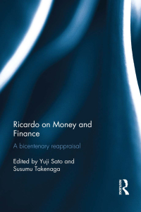 Cover image: Ricardo on Money and Finance 1st edition 9781138914780