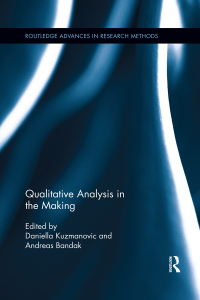 Imagen de portada: Qualitative Analysis in the Making 1st edition 9780415836739