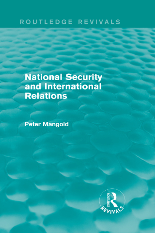 Imagen de portada: National Security and International Relations (Routledge Revivals) 1st edition 9781138216181