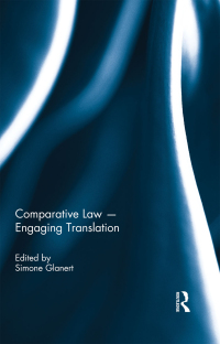 Imagen de portada: Comparative Law - Engaging Translation 1st edition 9780415642705