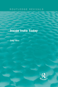 Cover image: Inside India Today (Routledge Revivals) 1st edition 9780415835046