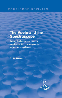 صورة الغلاف: The Apple and the Spectroscope (Routledge Revivals) 1st edition 9780415834384
