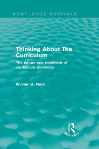 Imagen de portada: Thinking About The Curriculum (Routledge Revivals) 1st edition 9780415833493