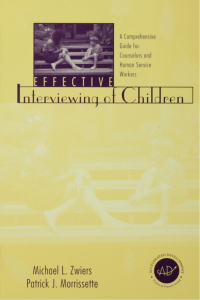 Cover image: Effective Interviewing of Children 1st edition 9781138415256