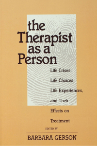 Imagen de portada: The Therapist as a Person 1st edition 9780881633573