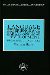 Cover image: Language Experience and Early Language Development 1st edition 9781138179875