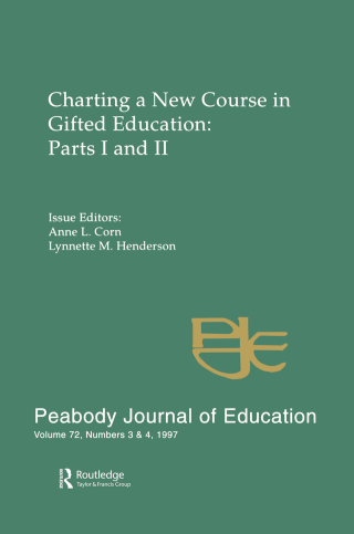 表紙画像: Charting A New Course in Gifted Education 1st edition 9780805899719